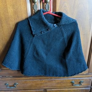 Gap knit cape